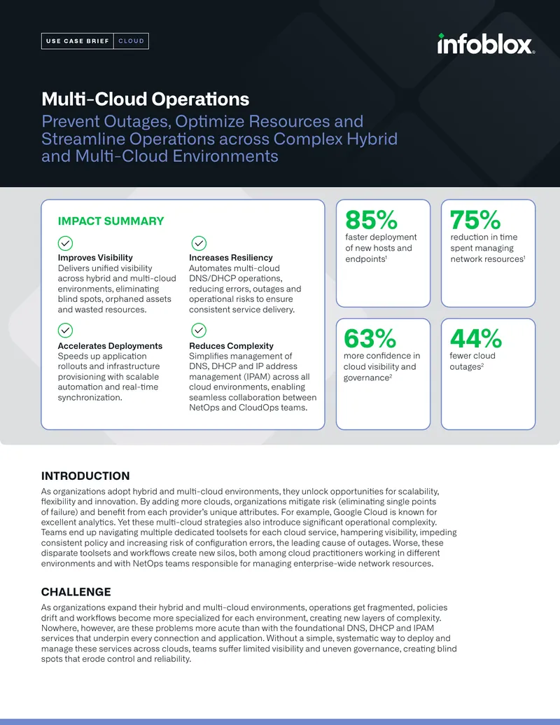 Multi-Cloud Operations Management Guide