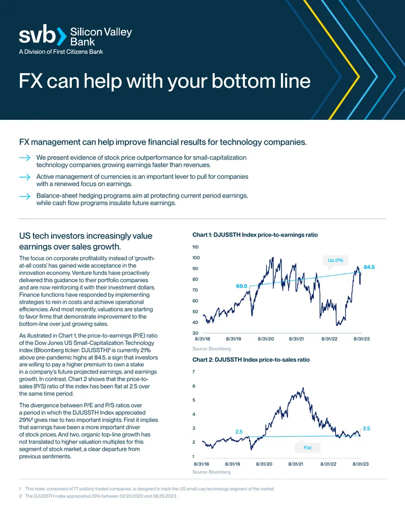 Earnings Growth and Currency Management in Technology Firms