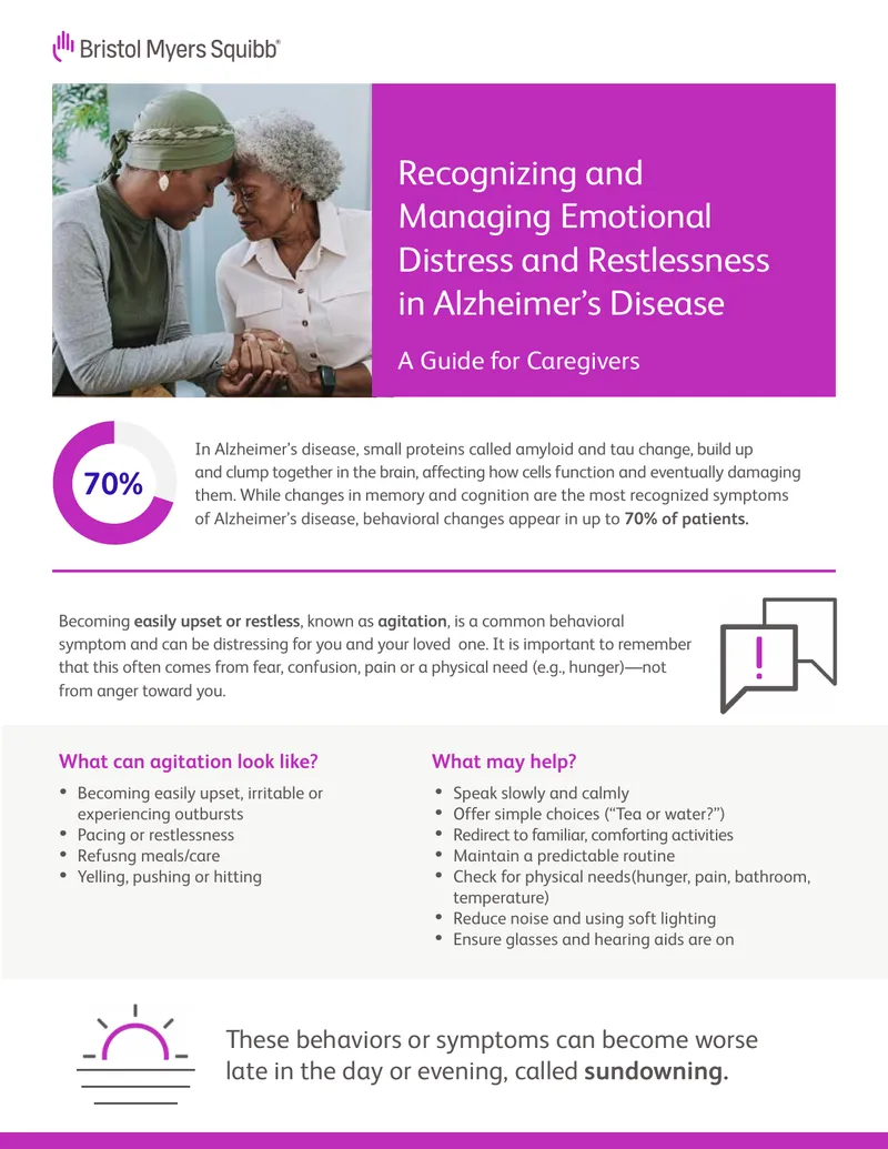 Managing Emotional Distress in Alzheimer's Disease