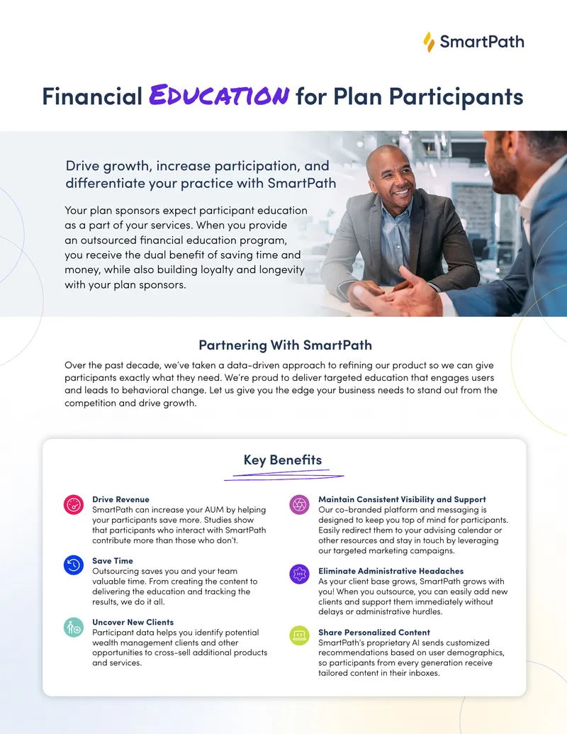 Financial Education Solutions for Plan Participants