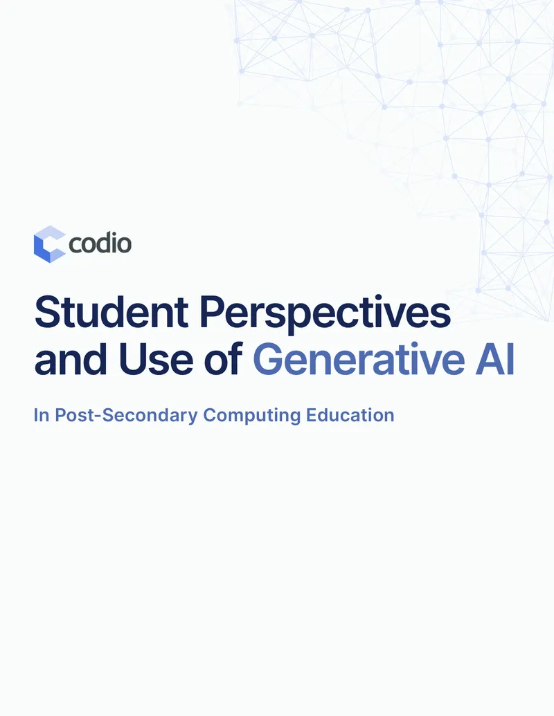 Student Perspectives on Generative AI in Computing Education