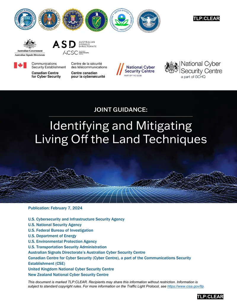 Identifying and Mitigating Living Off the Land Techniques