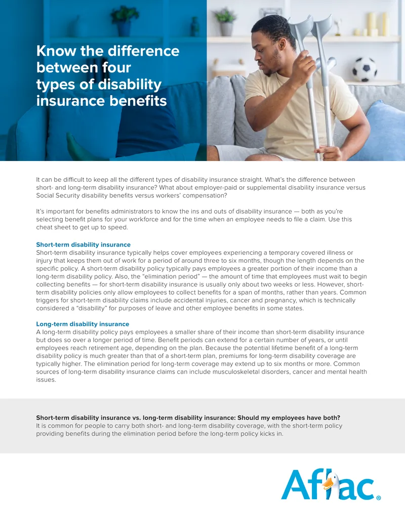 Disability Insurance Types and Coverage Comparison