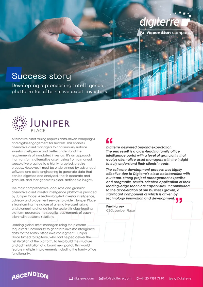 Development of Family Office Intelligence Portal