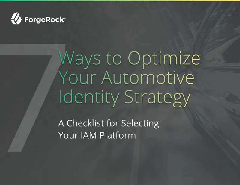 Checklist for Selecting an IAM Platform in Automotive