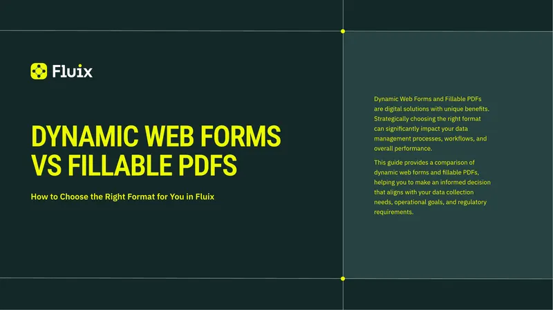 Comparison of Dynamic Web Forms and Fillable PDFs