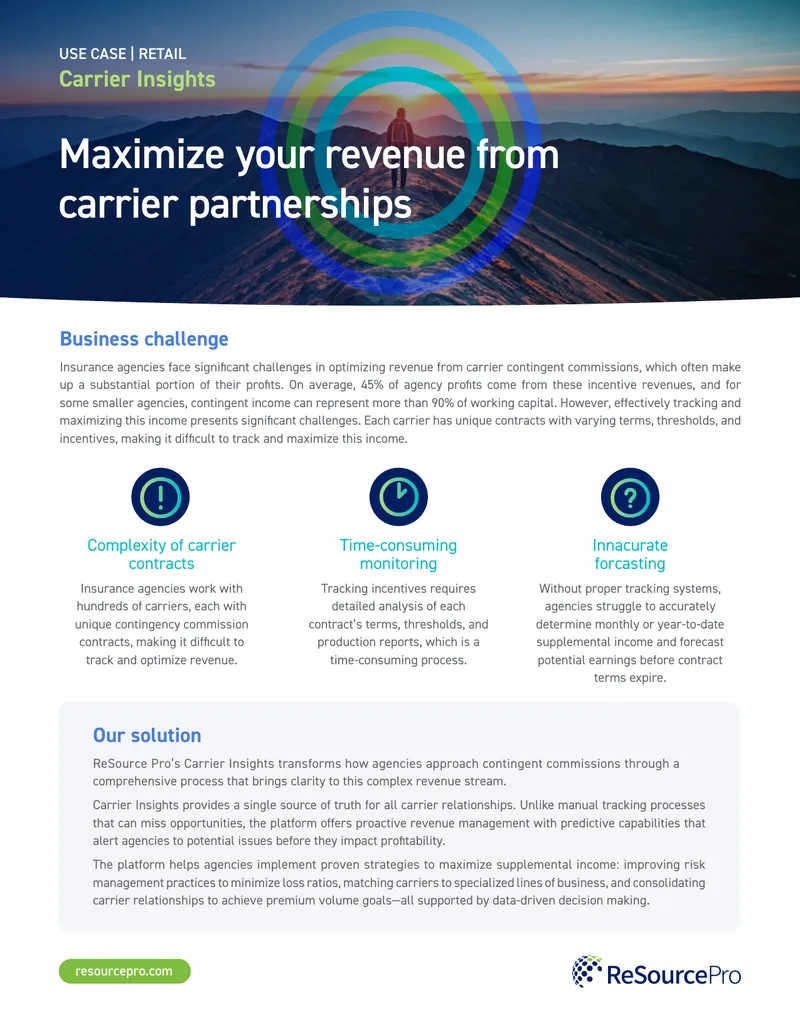 Carrier Insights Revenue Optimization Guide