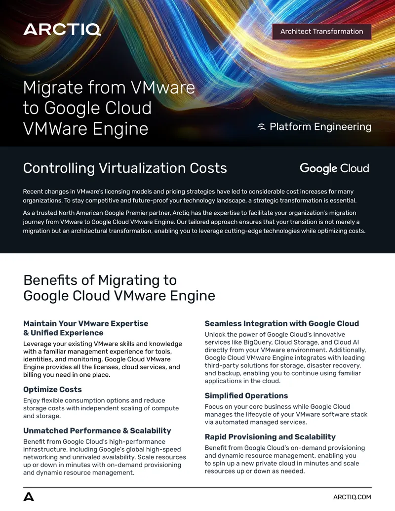 Google Cloud VMware Engine Migration Guide