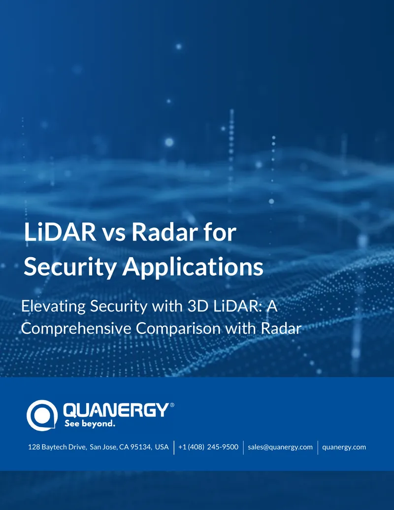 LiDAR and Radar Comparison for Security Applications