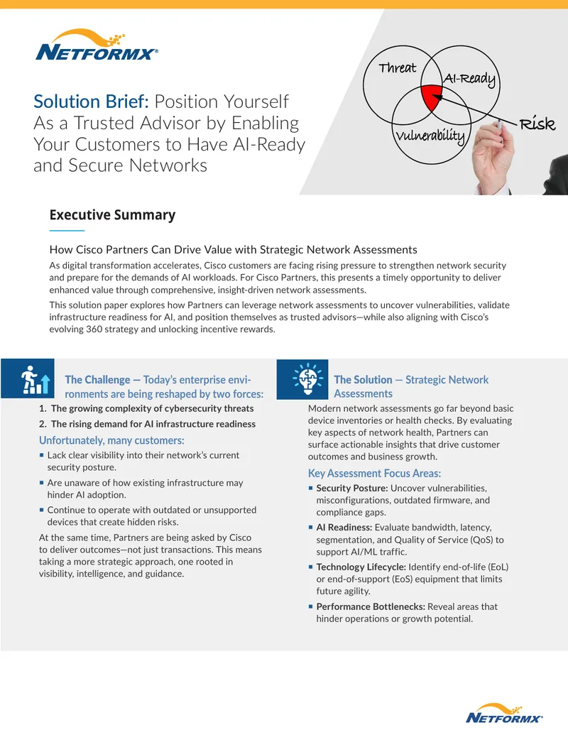 Strategic Network Assessments for Cisco Partners