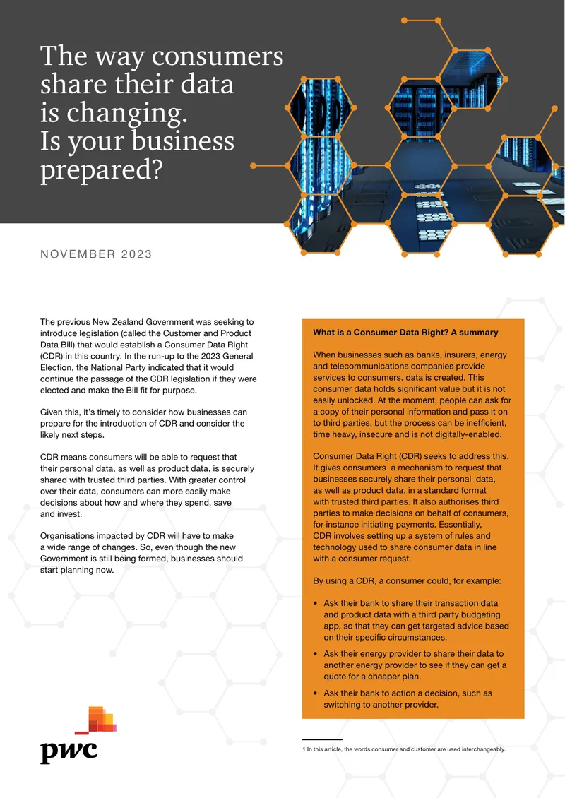 Understanding the Consumer Data Right Framework