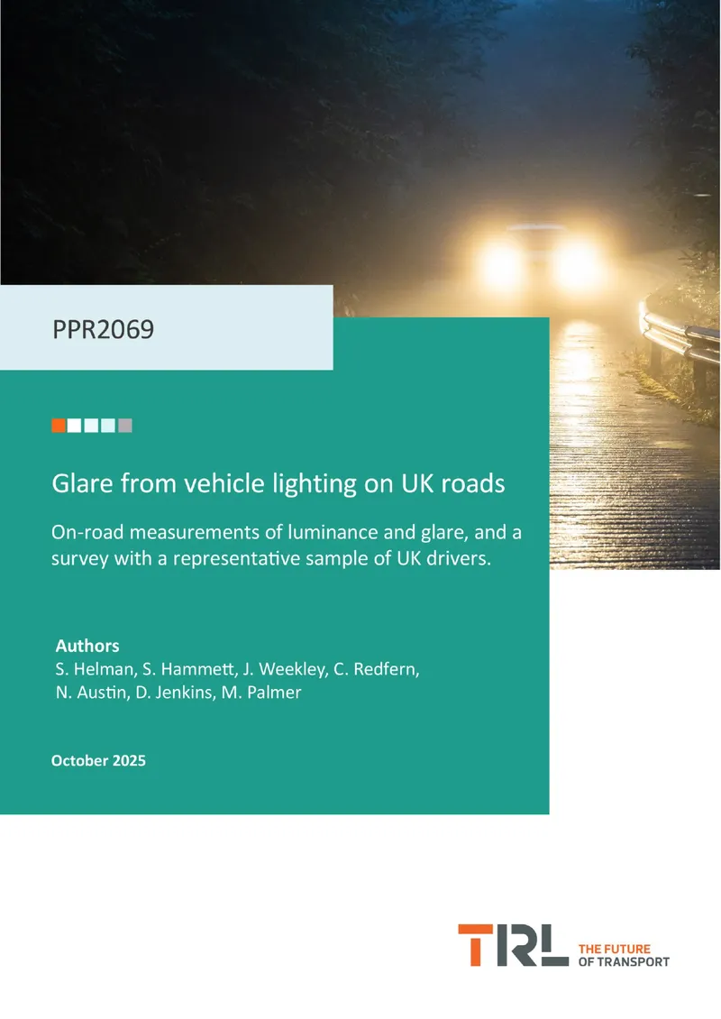 Glare from Vehicle Lighting on UK Roads