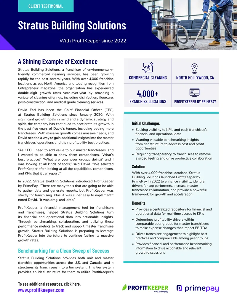 Stratus Building Solutions ProfitKeeper Implementation Case Study