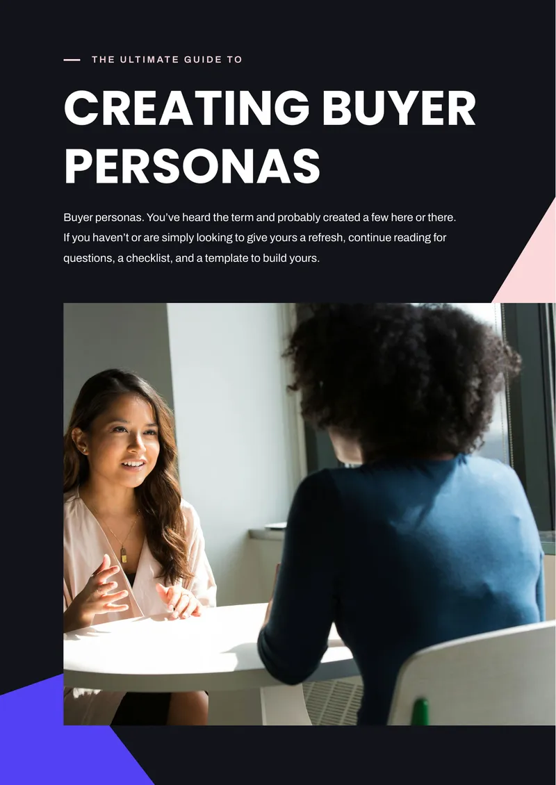 Creating Effective Buyer Personas Guide