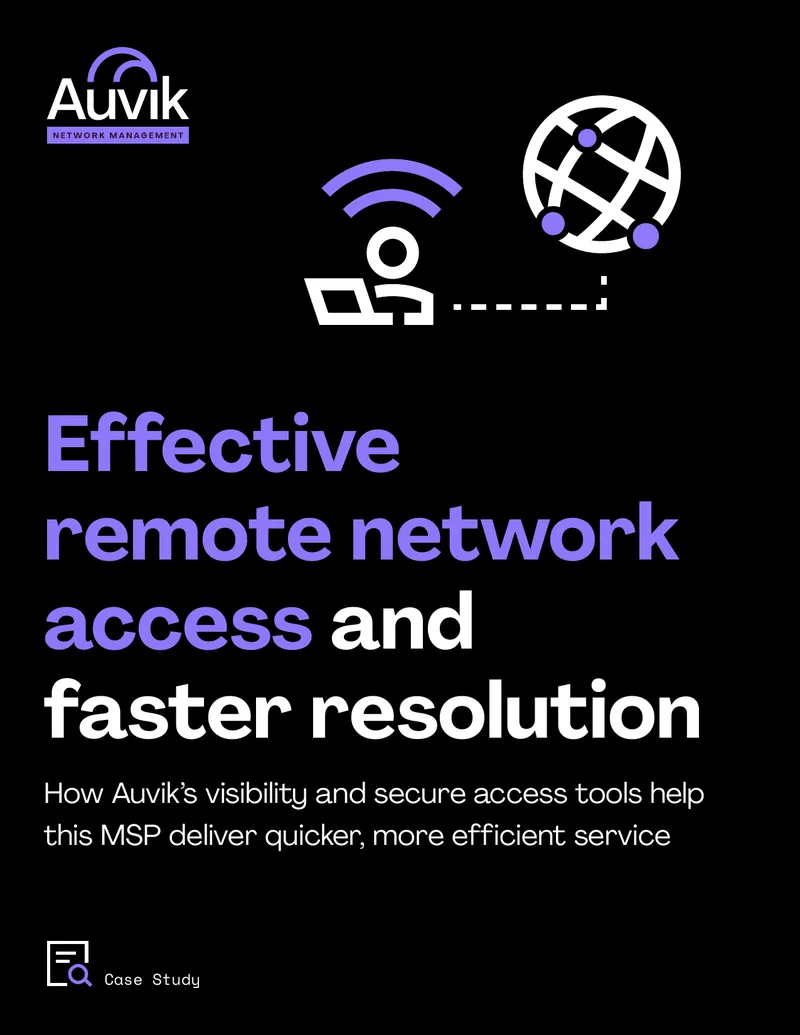 Auvik Network Management Case Study