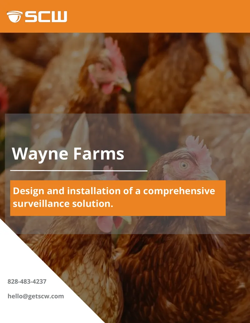 Comprehensive Surveillance Solution for Wayne Farms