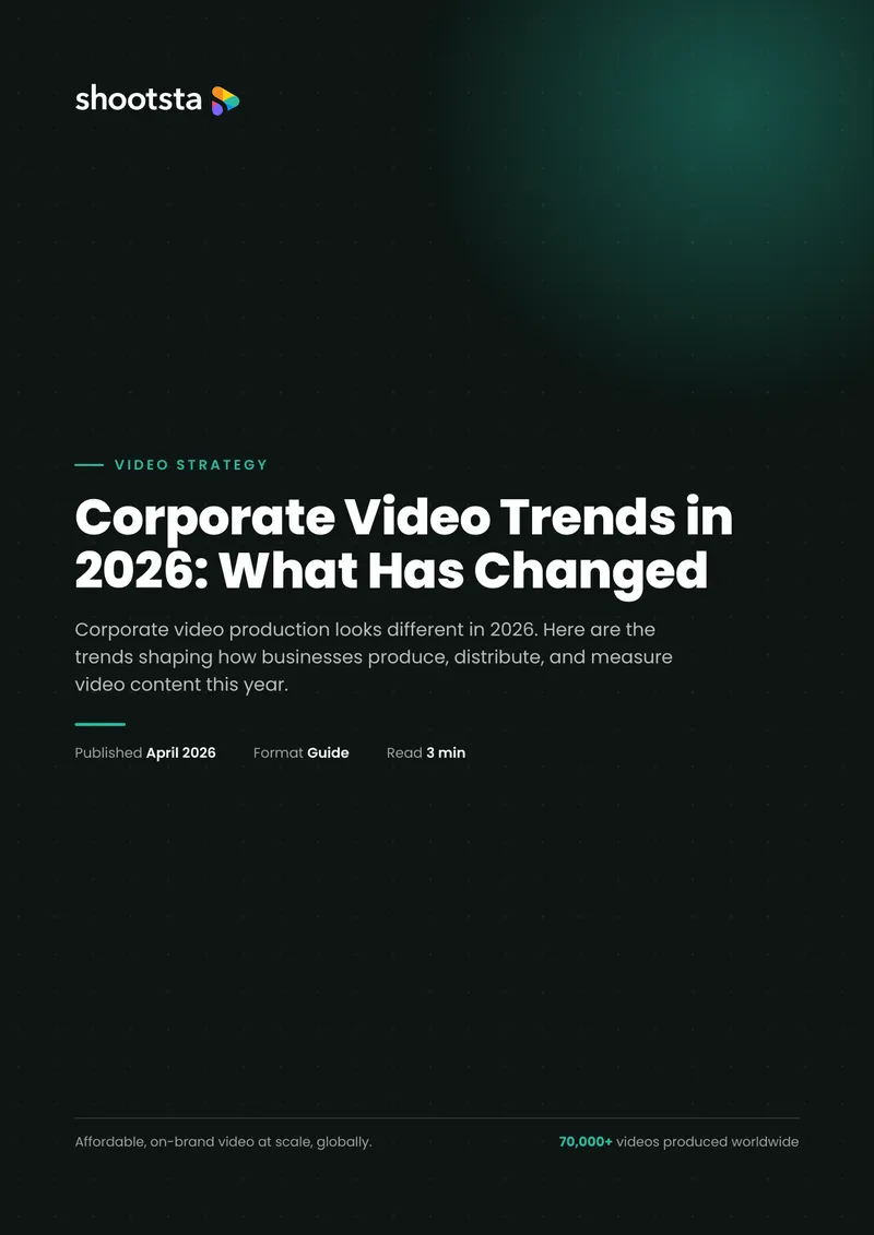 Corporate Video Trends in 2026