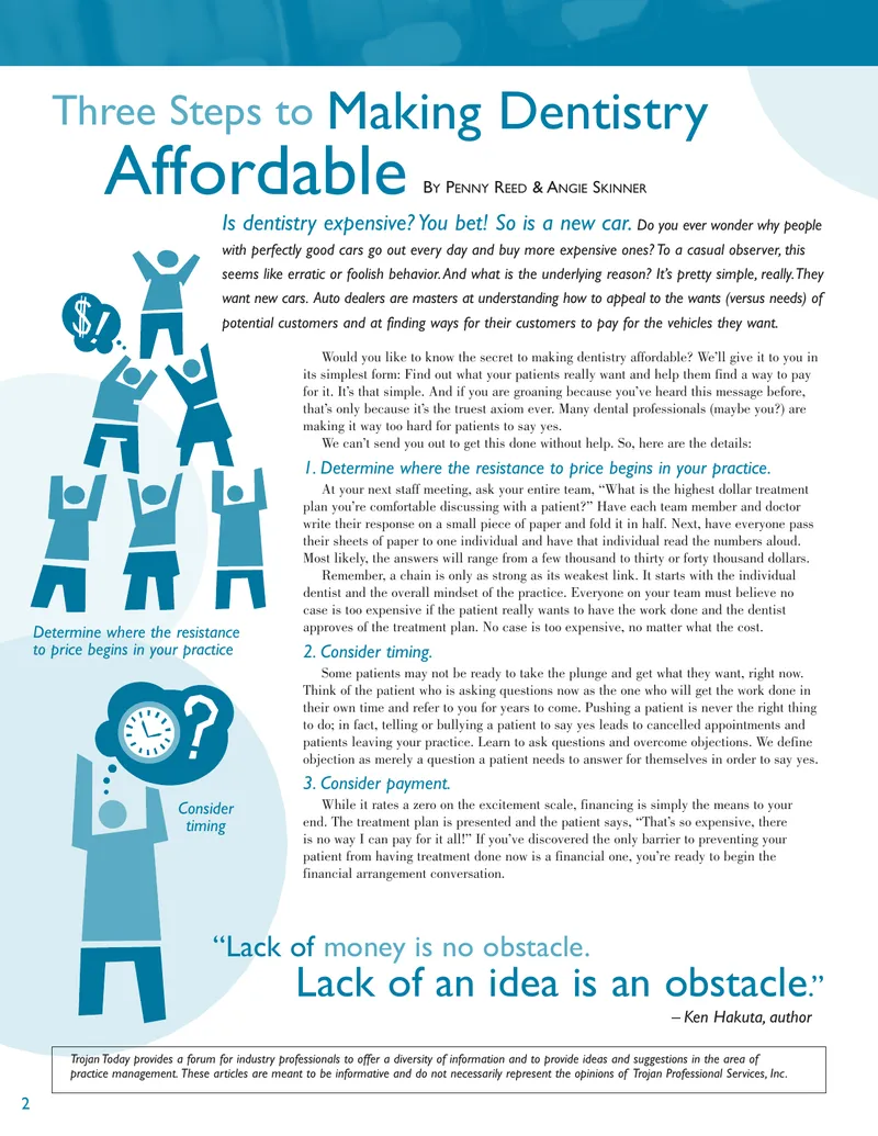 Making Dentistry Affordable Strategies