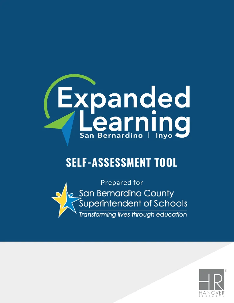 Expanded Learning Opportunities Program Self-Assessment Toolkit