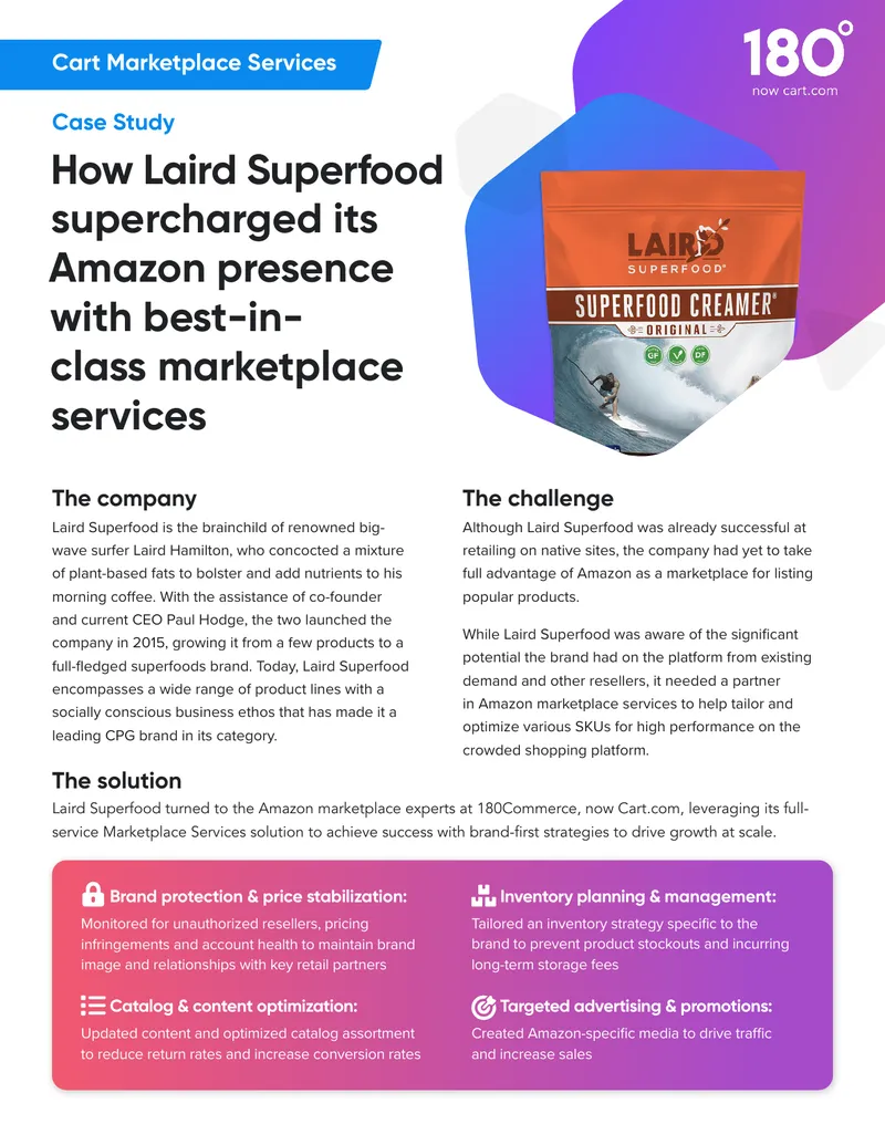 Laird Superfood Amazon Marketplace Case Study