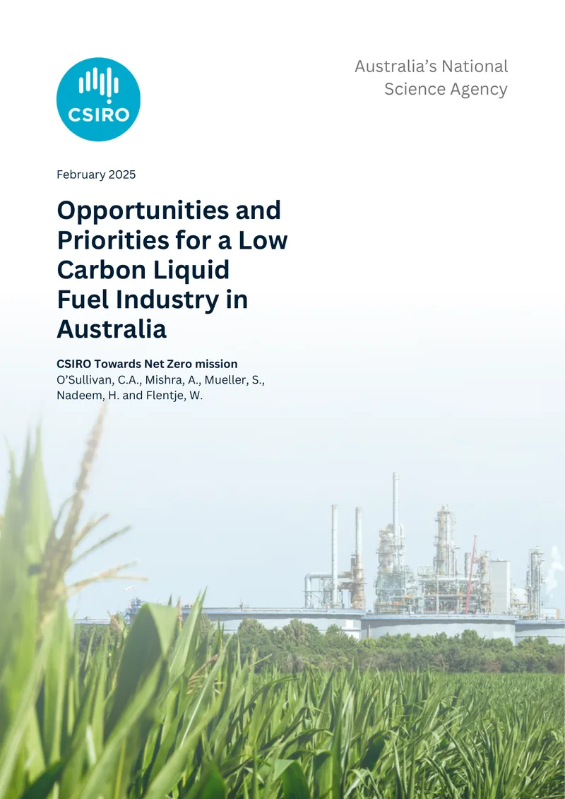 Opportunities and Priorities for Low Carbon Liquid Fuels in Australia