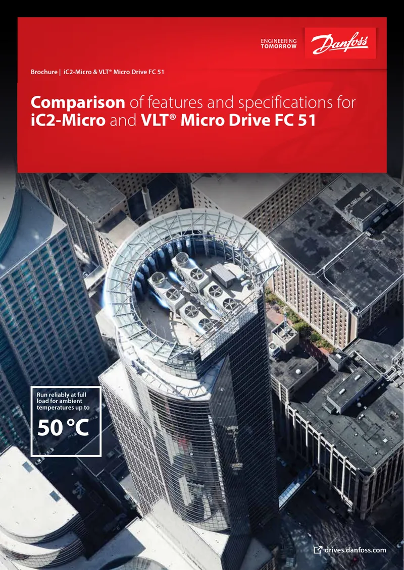 Comparison of iC2-Micro and VLT Micro Drive FC 51
