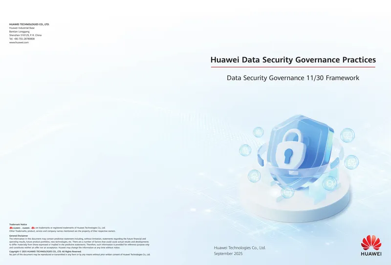 Huawei Data Security Governance Framework