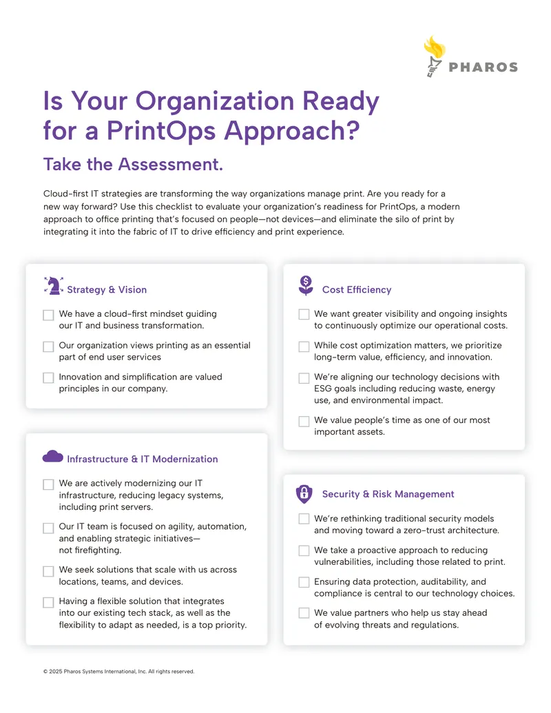 Cloud-First Print Management Strategy Guide