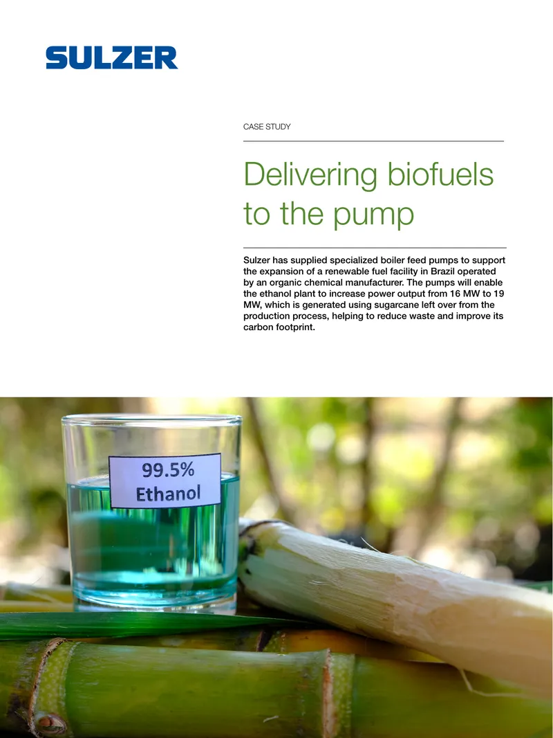 Case Study on Biofuel Pump Solutions
