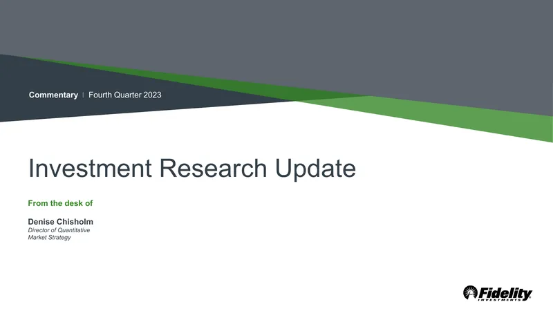 Fourth Quarter 2023 Investment Research Update