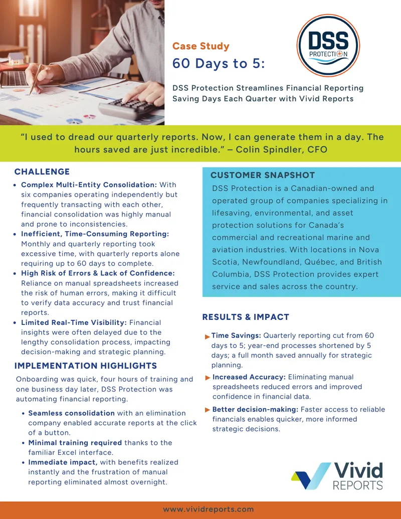 DSS Protection Streamlines Financial Reporting Process