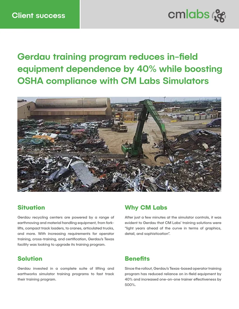 Gerdau Operator Training Program Enhancement