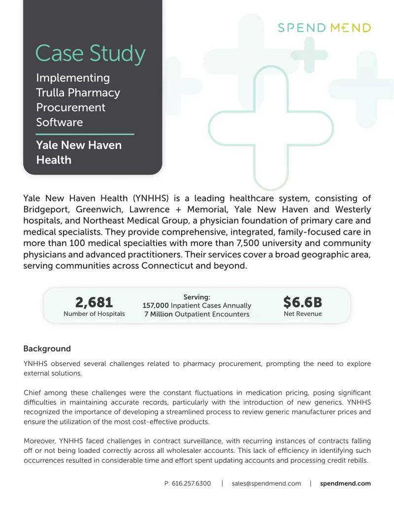 Implementing Trulla Pharmacy Procurement Software at YNHHS