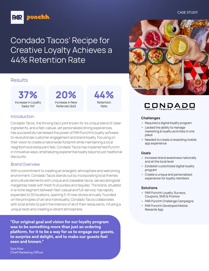 Condado Tacos Loyalty Program Case Study