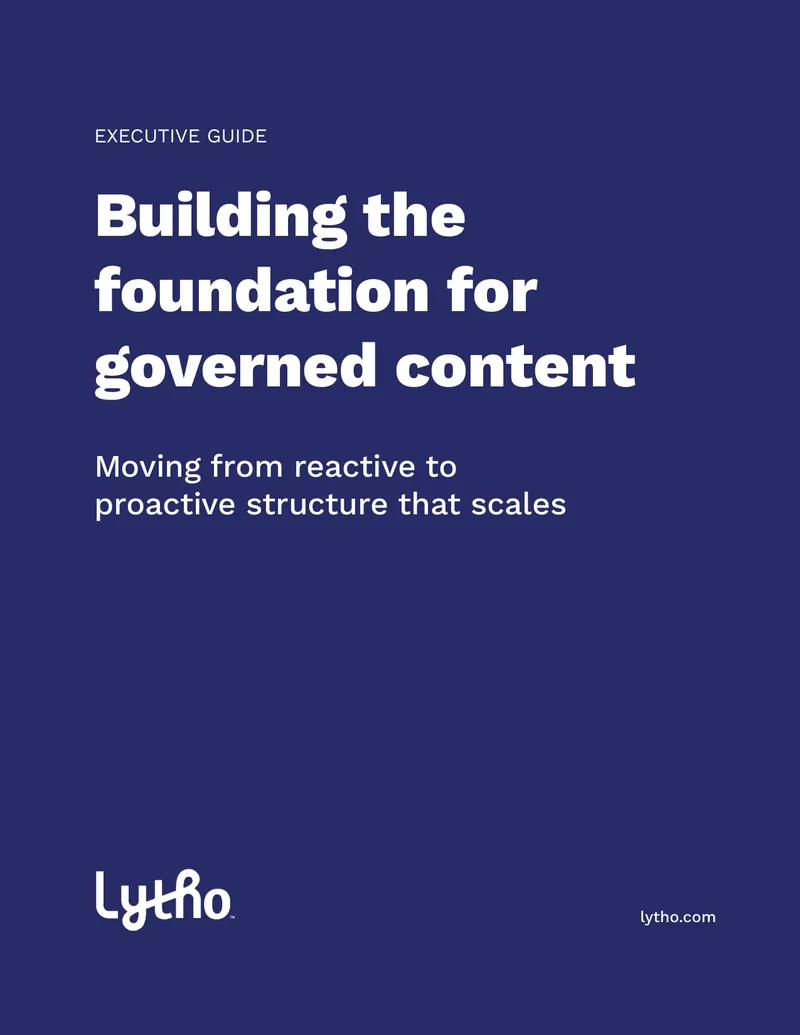 Building a Foundation for Governed Content