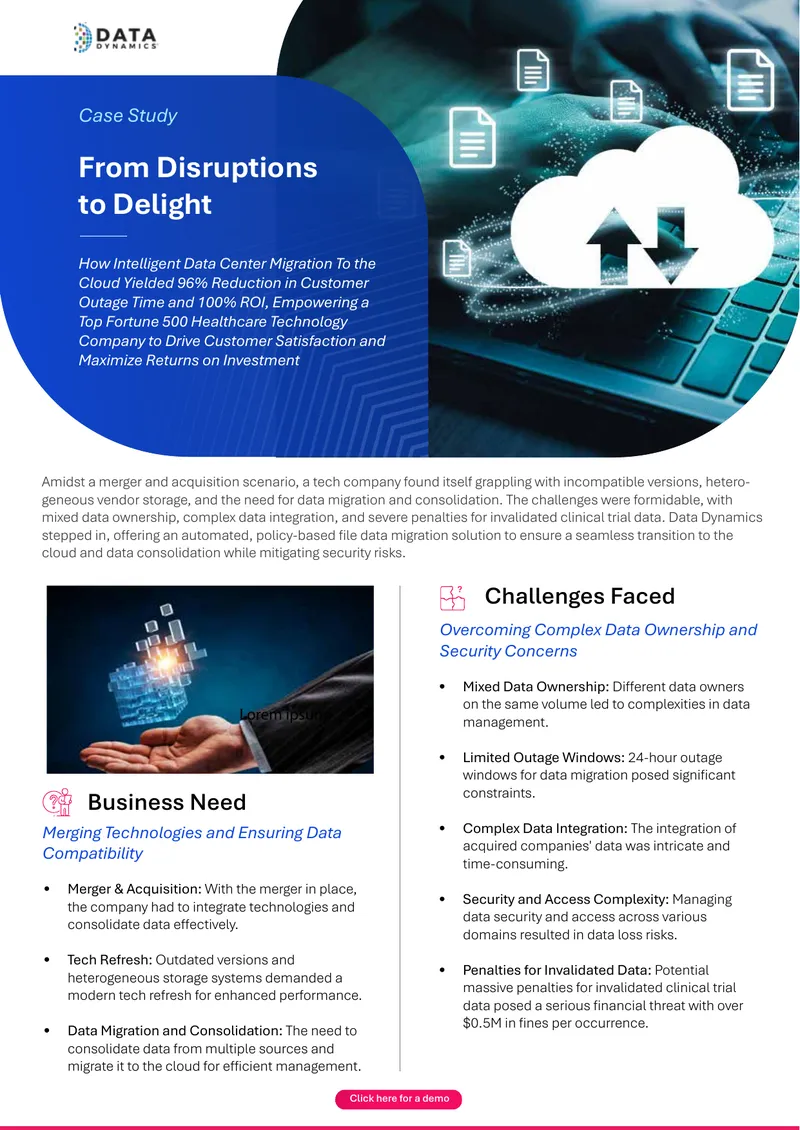 Automated Data Migration for Cloud Transition