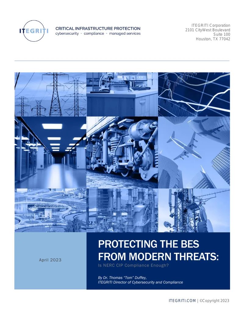 Protecting the BES from Modern Threats