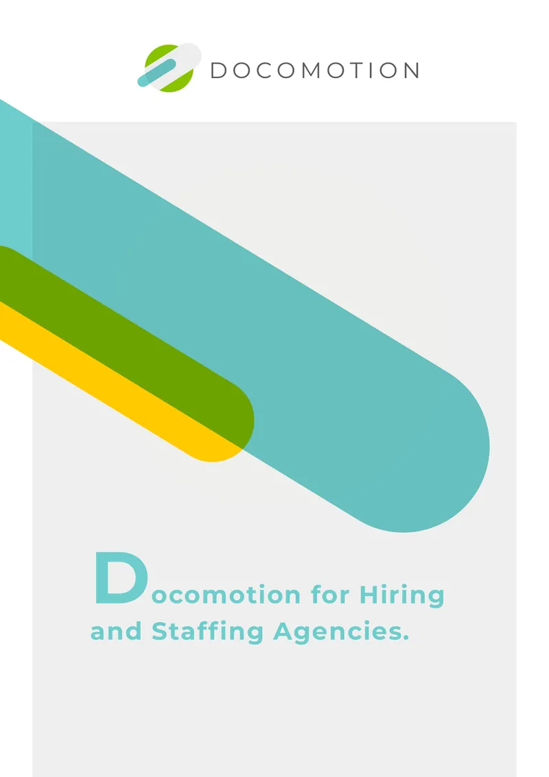 Docomotion Benefits for Staffing Agencies