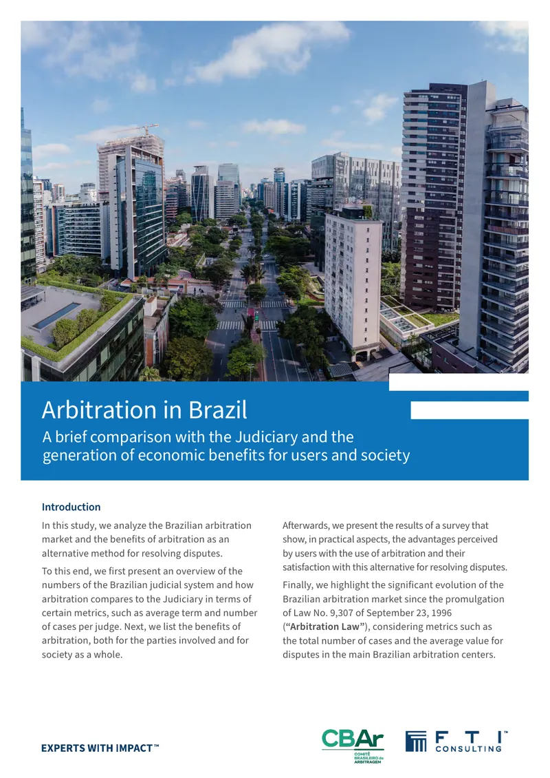 Analysis of the Brazilian Arbitration Market
