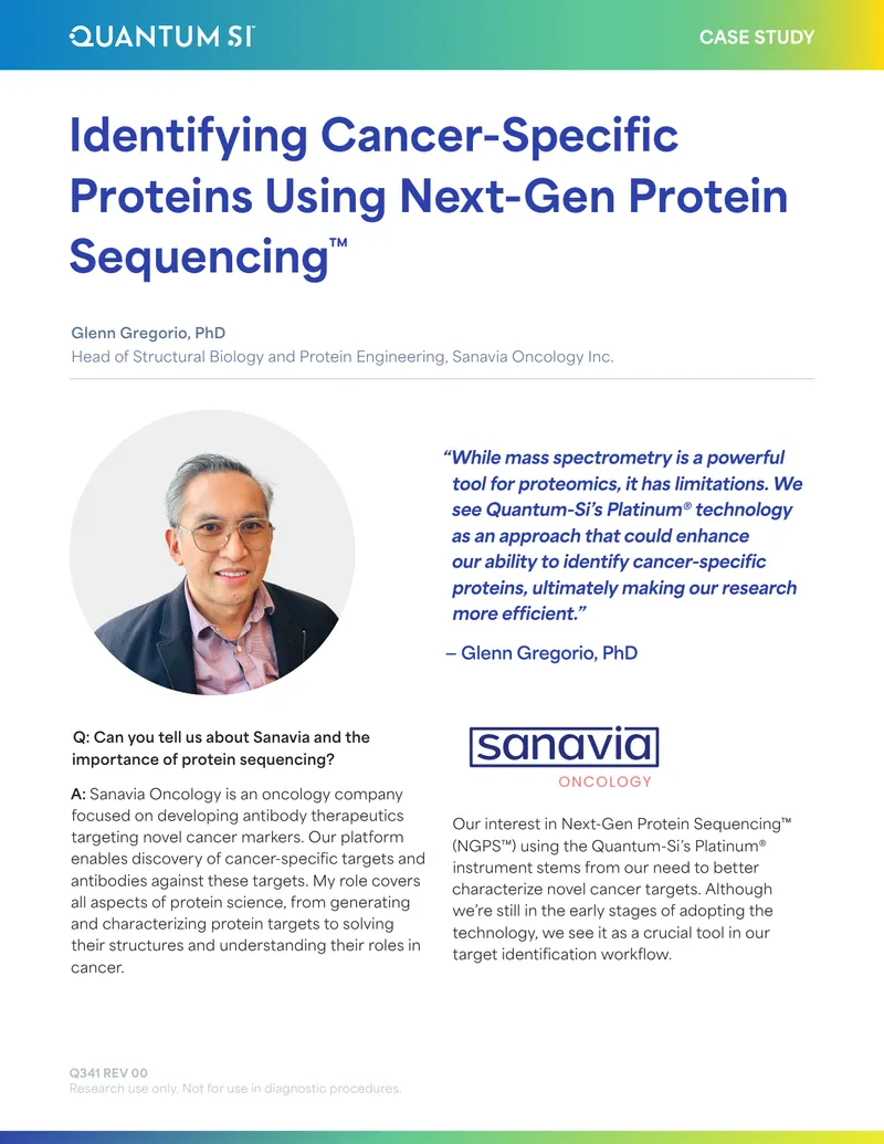 Identifying Cancer-Specific Proteins Using Next-Gen Protein Sequencing