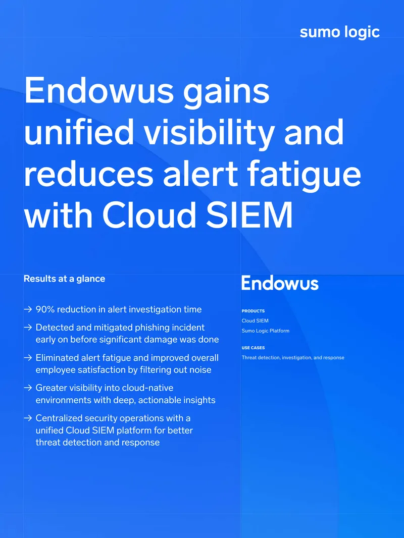 Endowus Case Study on Cloud SIEM Implementation