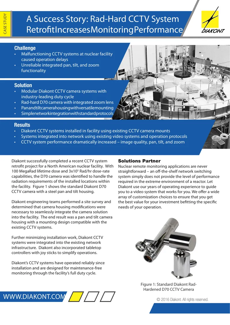 CCTV System Retrofit Project for Nuclear Facility