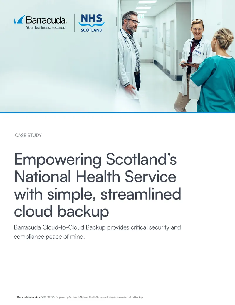 Cloud Backup Implementation for NHS Scotland
