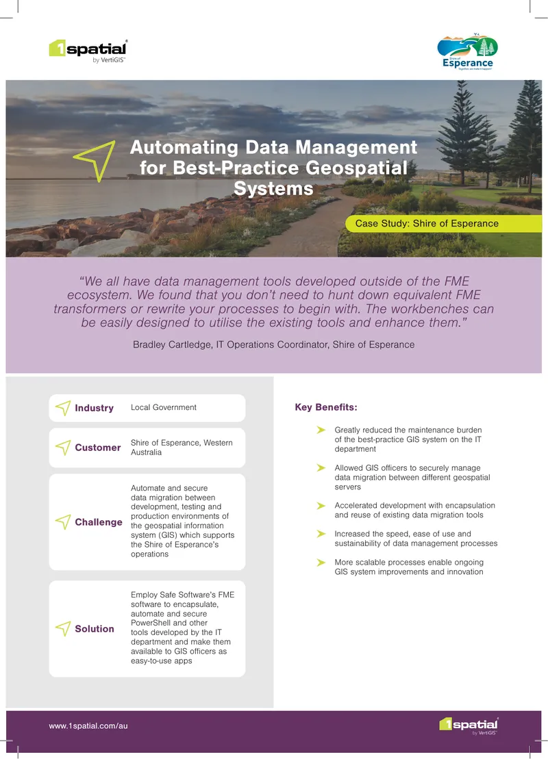 Automating Data Management for Geospatial Systems