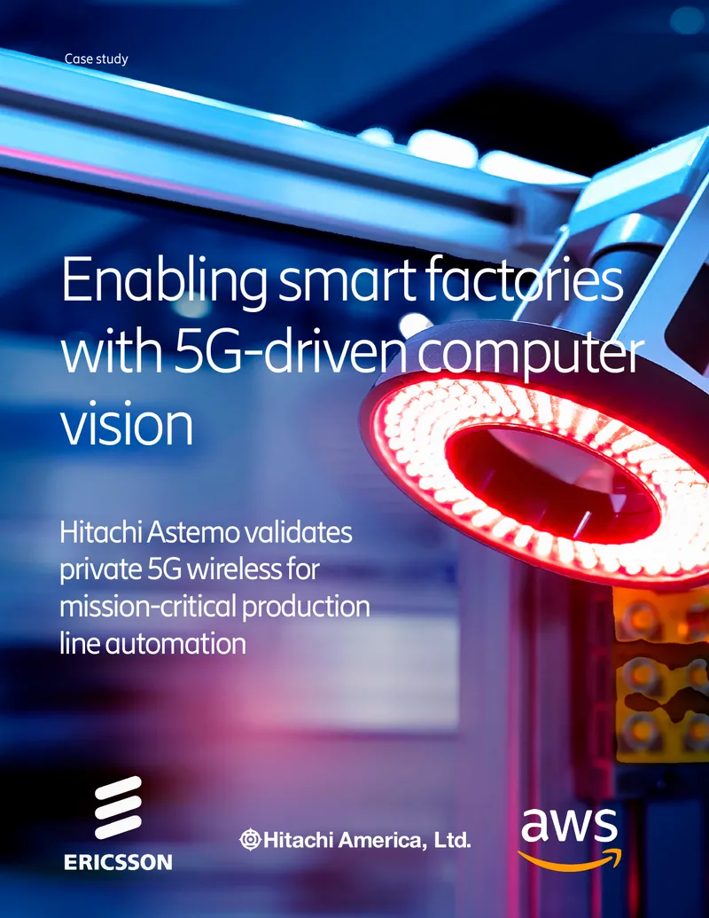 Hitachi Case Study on 5G-Driven Computer Vision