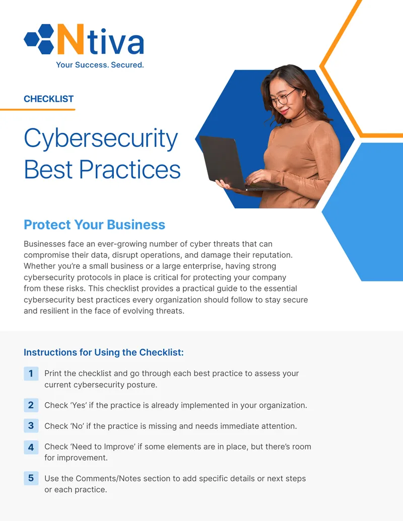 Cybersecurity Best Practices Checklist