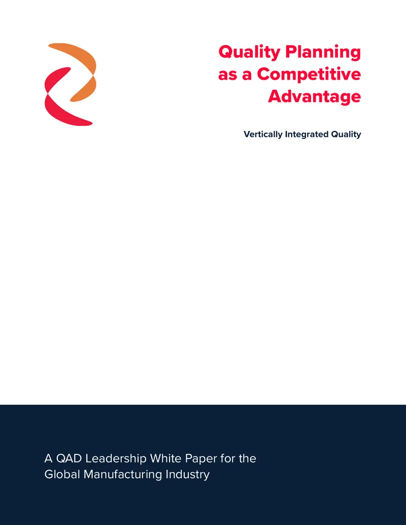 Quality Planning as a Competitive Advantage