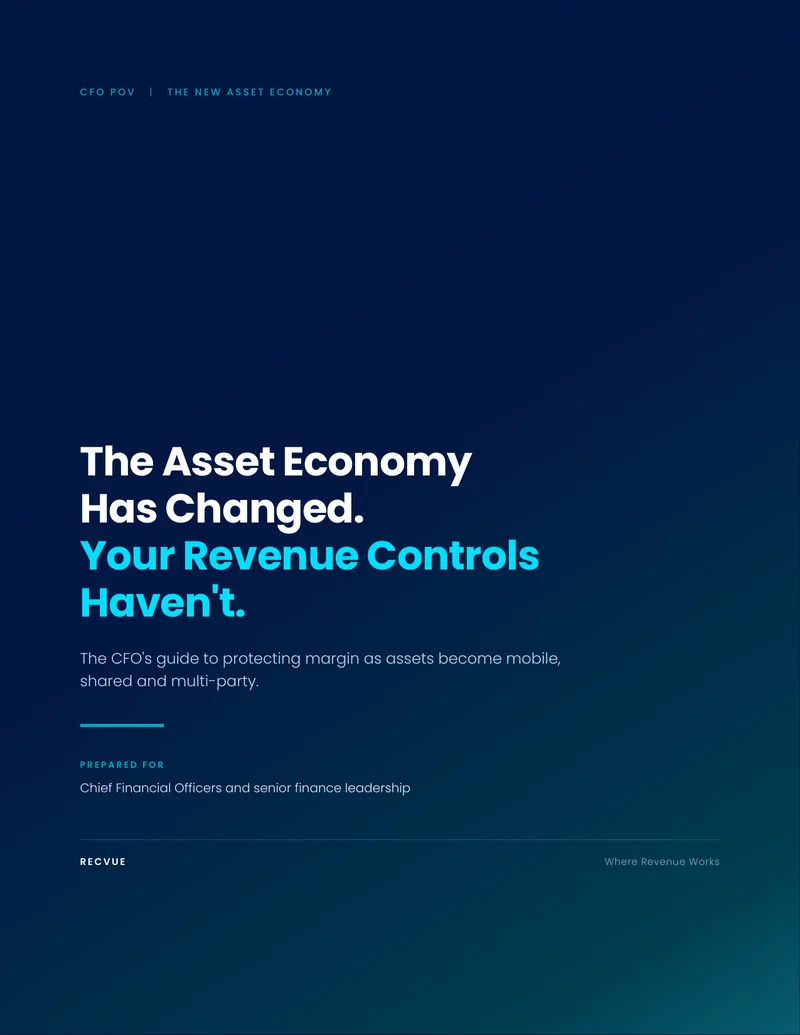 CFO Guide to Revenue Control in Asset Economy
