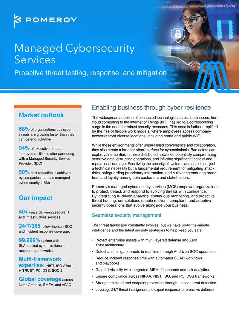 Managed Cybersecurity Services for Business Resilience