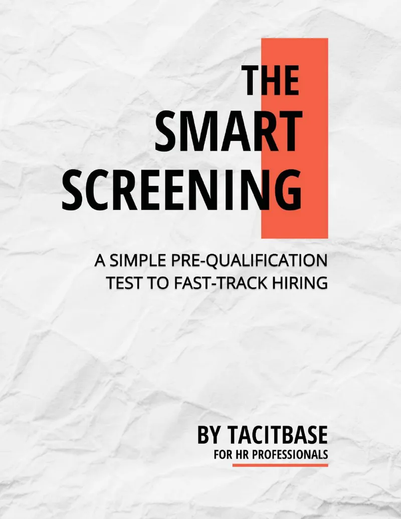 Smart Screening Pre-Qualification Test Implementation Guide